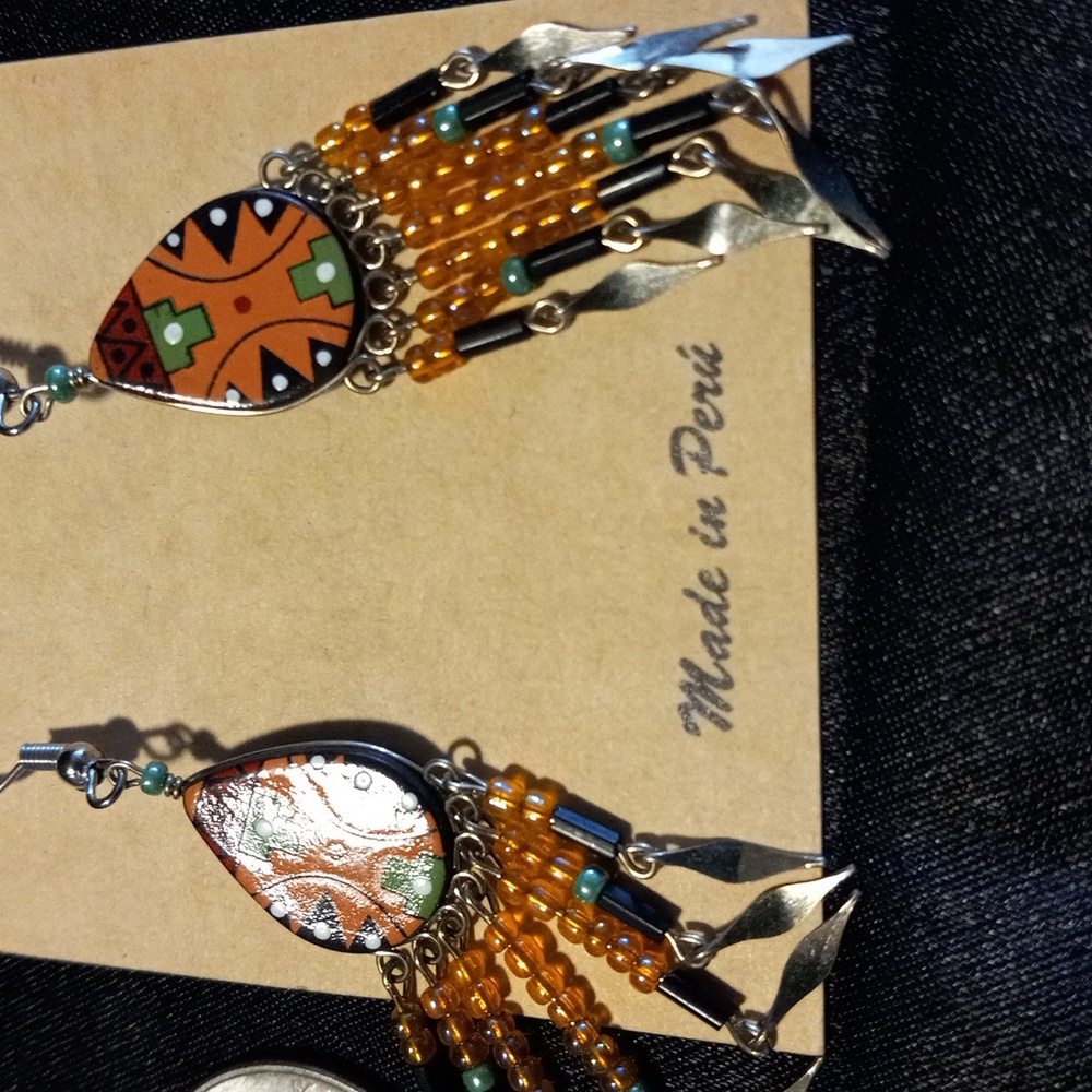 Colors of the Southwest Beaded Earrings - Picture 4 of 4